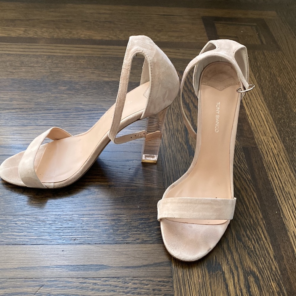 COPY - Tony Bianco size 8.5 blush pink heels